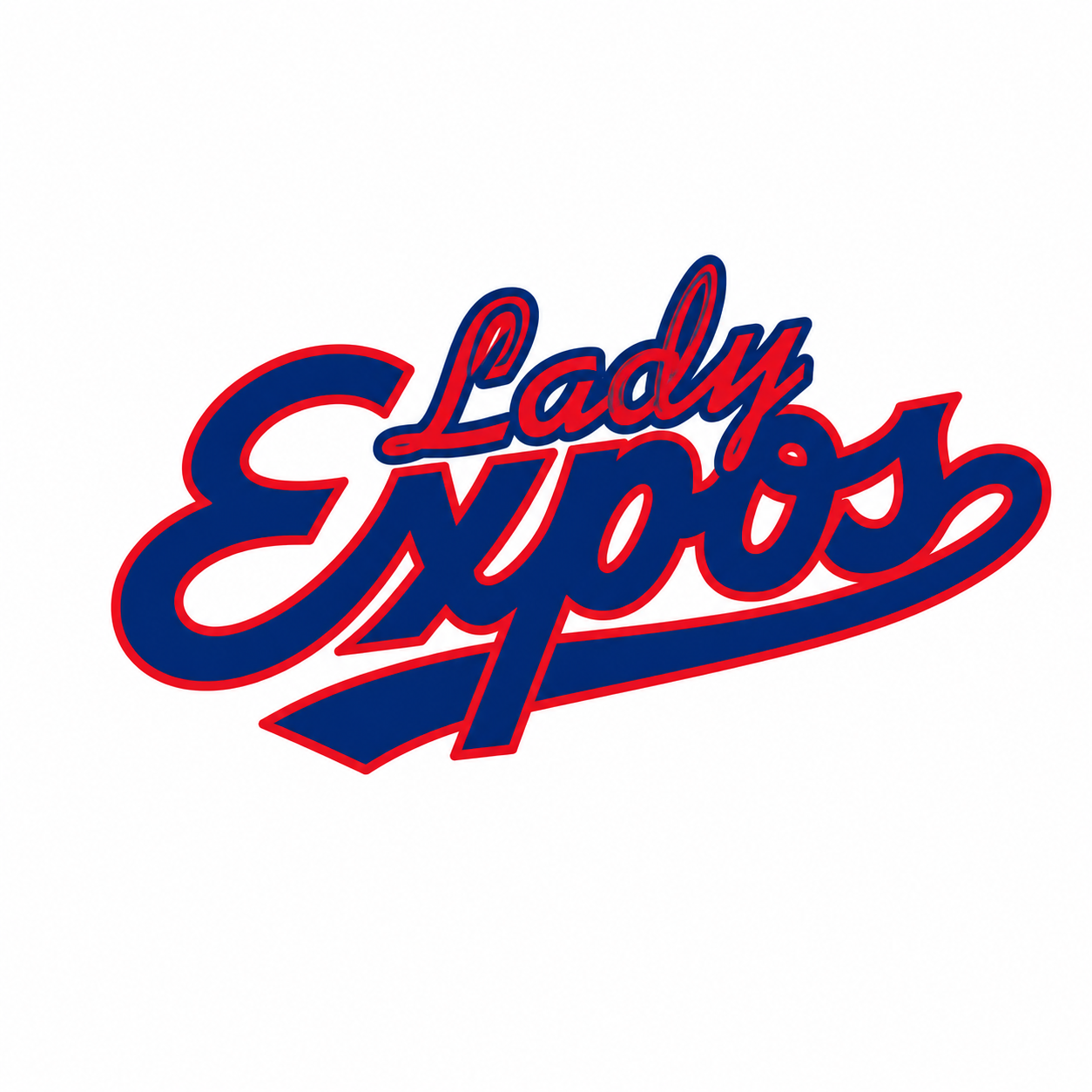 Lady Expos script logo